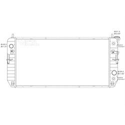 '06-'08 Buick Lucerne Radiator
