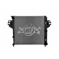 '02-'06 Jeep Liberty Radiator With Bracket For External Transmission Oil Cooler
