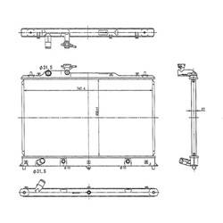 '07-'09 Mazda CX-7 Radiator