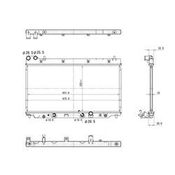 '07-'08 Honda Fit Radiator Assembly