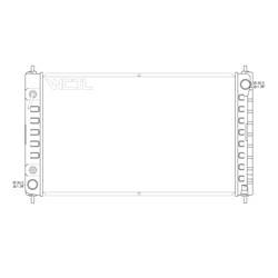 '07-'18 Nissan Altima, '09-'23 Nissan Maxima Radiator